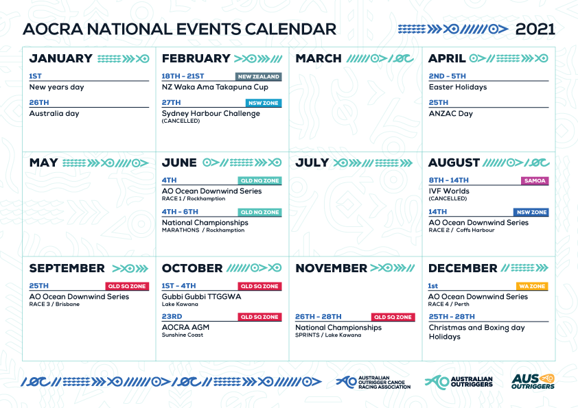 AOCRA National Event Calendar
